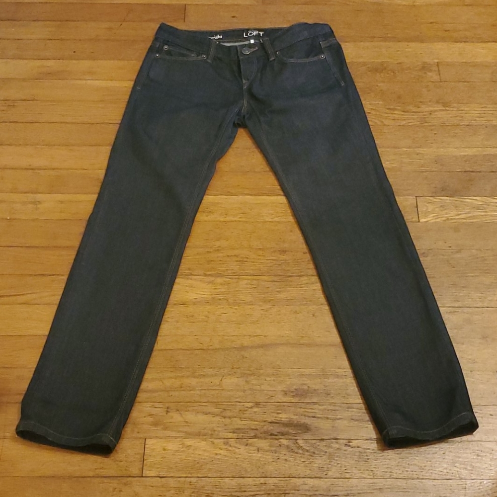 LOFT Petite straight leg jean
